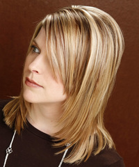 Formal Long Straight Hairstyle - click to view hairstyle information