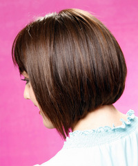 Casual Medium Straight Hairstyle - click to view hairstyle information
