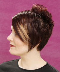 Alternative Short Straight Hairstyle - click to view hairstyle information