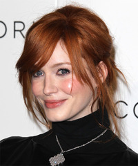Christina Hendricks Hairstyle - click to view hairstyle information