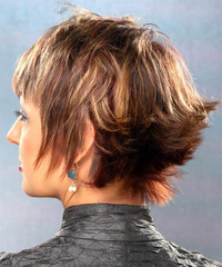 Casual Short Straight Hairstyle - click to view hairstyle information