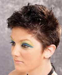 Alternative Short Straight Hairstyle - click to view hairstyle information