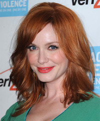 Christina Hendricks Hairstyle - click to view hairstyle information