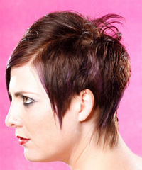 Alternative Short Straight Hairstyle - click to view hairstyle information