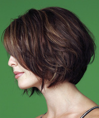 Casual Medium Straight Hairstyle - click to view hairstyle information