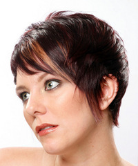 Formal Short Straight Hairstyle - click to view hairstyle information