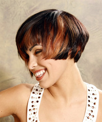 Alternative Medium Straight Hairstyle - click to view hairstyle information
