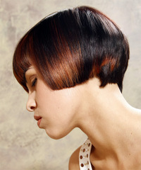 Alternative Medium Straight Hairstyle - click to view hairstyle information