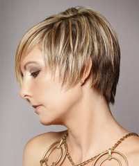 Alternative Short Straight Hairstyle - click to view hairstyle information