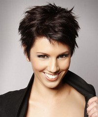 Casual Short Straight Hairstyle - click to view hairstyle information