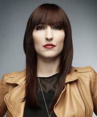 Formal Long Straight Hairstyle - click to view hairstyle information