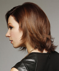 Casual Medium Straight Hairstyle - click to view hairstyle information