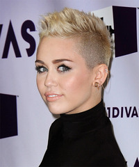 Miley Cyrus Hairstyle - click to view hairstyle information