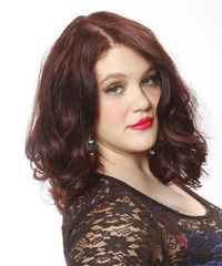 Casual Medium Wavy Hairstyle - click to view hairstyle information