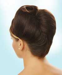 Formal Updo Long Straight Hairstyle - click to view hairstyle information