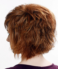 Casual Medium Straight Hairstyle - click to view hairstyle information