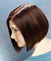 Casual Medium Straight Hairstyle - click to view hairstyle information