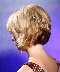 Casual Medium Straight Hairstyle - click to view hairstyle information