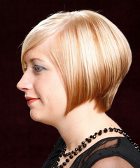 Formal Short Straight Hairstyle - click to view hairstyle information