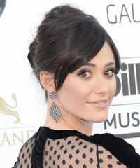 Emmy Rossum Hairstyle - click to view hairstyle information