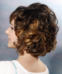 Formal Medium Curly Hairstyle - click to view hairstyle information