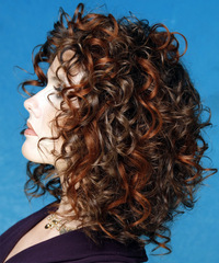 Formal Medium Curly Hairstyle - click to view hairstyle information