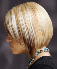 Formal Medium Straight Hairstyle - click to view hairstyle information