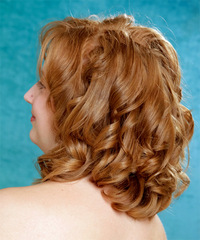 Formal Medium Wavy Hairstyle - click to view hairstyle information