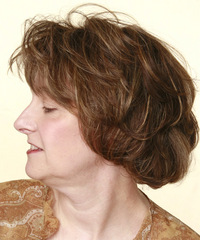 Casual Short Wavy Hairstyle - click to view hairstyle information