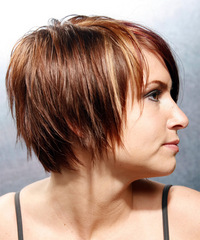Casual Short Straight Hairstyle - click to view hairstyle information