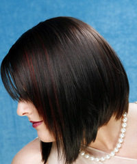 Casual Medium Straight Hairstyle - click to view hairstyle information