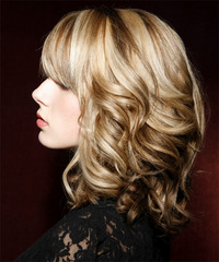 Formal Medium Wavy Hairstyle - click to view hairstyle information