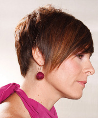 Formal Short Straight Hairstyle - click to view hairstyle information