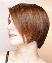 Formal Medium Straight Hairstyle - click to view hairstyle information