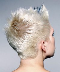 Alternative Short Straight Hairstyle - click to view hairstyle information
