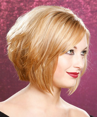 Casual Medium Straight Hairstyle - click to view hairstyle information