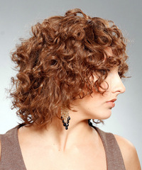 Casual Medium Curly Hairstyle - click to view hairstyle information