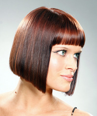Casual Medium Straight Hairstyle - click to view hairstyle information