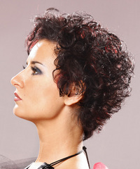 Casual Short Curly Hairstyle - click to view hairstyle information