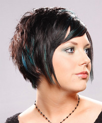 Alternative Short Straight Hairstyle - click to view hairstyle information