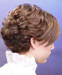 Formal Short Curly Hairstyle - click to view hairstyle information
