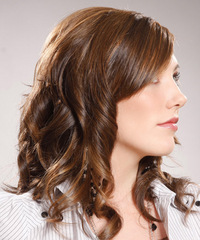 Formal Long Curly Hairstyle - click to view hairstyle information