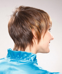 Alternative Short Straight Hairstyle - click to view hairstyle information