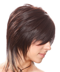 Alternative Medium Straight Hairstyle - click to view hairstyle information