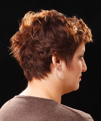 Casual Short Wavy Hairstyle - click to view hairstyle information