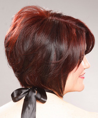 Formal Medium Straight Hairstyle - click to view hairstyle information