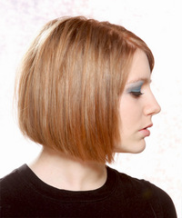 Casual Medium Straight Hairstyle - click to view hairstyle information