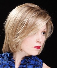 Casual Medium Straight Hairstyle - click to view hairstyle information