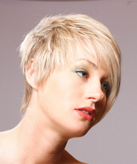 Formal Short Straight Hairstyle - click to view hairstyle information