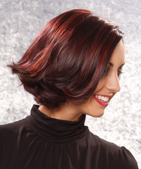Casual Medium Straight Hairstyle - click to view hairstyle information